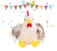 Giocattolo di pollo - Morbido pollo di peluche | realistico cuscino interattivo del gallo peluche interattivo bambola di sicurezza sensoriale interattiva per famiglia, bambini, ragazze, compleanni