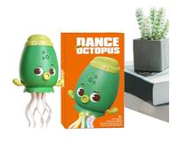 Giocattolo di polpo da ballo elettrico, magia interattivo divertente danza automatica Octopu, giocattolo di danza elettrica, figura animale illuminata interattiva, per l'interazione dei figli genitori
