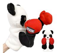 Giocattolo di pupazzo a Mano di Boxe, pupazzi a Mano per - Giocattolo di Peluche Panda del Cartone animato | Giocattolo morbido per Giocattoli di Peluche Colorati per l'asilo nido e la scuola materna
