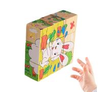 Giocattolo Di Puzzle Cubo Di Legno, Di Apprendimento, Gioco Di Enigmi, Giocattolo Di Educazione Precoce, Attività Di Corrispondenza Di Forma, Allenamento Abilità Abilità Finale per, In Classe