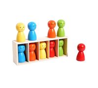 Giocattolo di puzzle di corrispondenza di colore di legno per il gioco educativo di ordinamento di forma educativa dello sviluppo cognitivo di apprendimento precoce del bambino