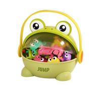 Giocattolo di Rana per Bambini - Set di Giocattoli Anfibi Colorati | Educational Game Home Classroom, Outdoor Toy, Family Game Night Fun, Travel Dimense Party, Giocattoli di Rana interattiva per