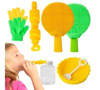 Giocattolo di rimbalzo con a bolle | Gioco di coordinazione del lavoro di | Fun Fin Fine Motor Skill Activity per bambini con grandi bolle | Ideale per il gioco al coperto e all'aperto