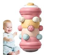 Giocattolo di rotolamento per gattonare, giocattoli per gattonare per bambini,Giocattolo con rullo per centro giochi in movimento interattivo sensoriale | Apprendimento del colore Sviluppo delle
