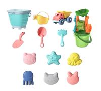 Giocattolo di sabbia da spiaggia | Gioco estivo portatile all'aperto con secchio e pala | Giocattolo per la sandbox per bambini - per piscina giardino e giochi all'aperto