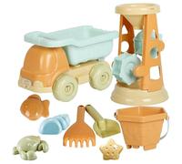 Giocattolo di sabbia per bambini - attività all'aperto e da gioco | Set di giocattoli di sabbia e palette, per ragazze, figlie, nipoti, nipoti, viaggi, vacanze, giardino e cortile