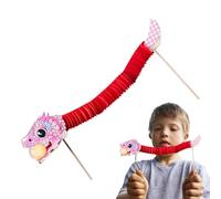 Giocattolo di serpente di danza di Capodanno,Giocattolo di serpente di Capodanno - Giocattolo tradizionale a mano di serpente cinese,Giocattolo di danza animale, giocattolo educativo divertente