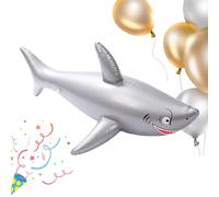 Giocattolo di squalo Gonfiabile - Giocattolo Piscina di squalo Gonfiabile | Animali Piscina di Canna e Spiaggia Gonfiare Giocattoli | Grande soffiato shârk | Gonfiabili Animali Shârk Decorazioni per