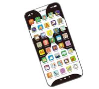 Giocattolo di storia touch screen, giocattolo di apprendimento, telefono cellulare - Giocattoli per telefoni cellulari con touch screen | 10000+ funzioni del telefono interattivo leggero