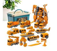 Giocattolo di trasformazione per bambini, giocattolo per auto, robot da costruzione, giocattolo magnetico per auto, per bambini, studenti, bambini in età prescolare, aula, soggiorno e feste