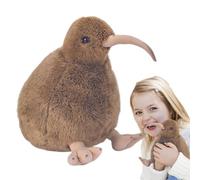 Giocattolo di uccello kiwi in peluche - morbido peluche con design animale, idea regalo a forma di animale in peluche | Comodo giocattolo di peluche a forma di uccello kiwi per la decorazione della