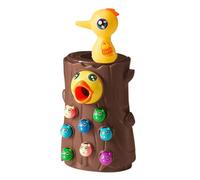 Giocattolo di verme da picco | Giocattolo magnetico a motore fine per bambini | Giocattolo di apprendimento prescolare interattivo genitore-bambino per Natale, Pasqua, compleanni e giorno per