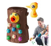 Giocattolo di Worm Falegname - Gioco magnetico di alimentazione per uccelli per bambini | Giocattolo magnetico a motore fine per bambini | Giocattolo di apprendimento prescolare dell'interazione tra