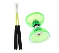 Giocattolo Diabolo Skill Cinese Cinese, Favore della Festa, Bambini Indoor E Esterno Interessante Gioco, Verde, Come descritto