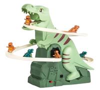 Giocattolo Dinosauro Che Scala le Scale | Gioco Scivolo su Pista con Luci e Musica | Gioco Interattivo Educativo Con Percorso Realistico E Montagne Russe Per Bambini Ideale Per Interno Esterno E Parch