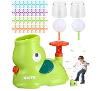 Giocattolo Disco Volante, Giocattolo per Bambini dai 3 4 5 6 7 8 Anni, Flying Saucer Launcher, Flying Toys, Set di Giocattoli da Esterno, 32 Piattini Volanti, Giochi all Aperto, Regali per Bambini