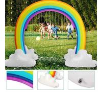Giocattolo divertente estivo con spruzzatore gonfiabile arcobaleno per feste