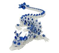 Giocattolo drago articolato stampato tridimensionale | Scultura di draghi con stampa tridimensionale flessibile che nella notte | Giocattoli draghi flessibili per la decorazione della mia