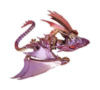 Giocattolo Drago, Drago incernierato Flessibile, Giocattolo Drago stampato in, Giocattolo Collezione Crystal Dragon Fidget, monete mitiche, Drago stampato con, Segmenti del Corpo