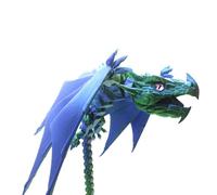 Giocattolo Dragon Fidget stampato in 3D - Draghi articolati, Figura realistica | Scultura flessibile Fidgets per sollievo dallo stress, gioco creativo, decorazione per la casa, ornamento da scrivania,