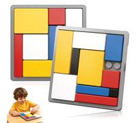 Giocattolo Educativo con 88 Sfide Rompicapo Puzzle Logico 4 Livelli Di Difficolta Gioco Allenamento del Pensiero Logico con Enigmi Gioco Di A Per La Mente Per Bambini e Adulti