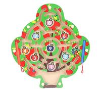 Giocattolo educativo del gioco da tavolo di addestramento del cervello dei bambini del labirinto educativo di legno magnetico del capretto