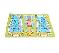 Giocattolo Educativo in Legno per Allacciare Le Scarpe, Giocattolo per Bambini, Aiuta a Padroneggiare Le abilità di Vita, per Bambini, Materiali Sani (#2)