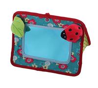 Giocattolo Educativo in Tessuto per Passeggino con Specchietto di Sicurezza per Bambini per la Coordinazione Occhio-Mano con Design Colorato Non Tossico