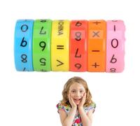 Giocattolo educativo matematico, Giochi di manipolazione matematica,Giocattolo cubo di figure matematiche rotanti | Gioco di numeri per Addizione, sottrazione, moltiplicazione, divisione e integrale