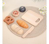 Giocattolo educativo per bambini in legno da tagliare, cibo da cucina, puzzle,