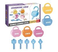 Giocattolo educativo per l'apprendimento precoce,allenatore delle capacità motorie fini,gioco di abbinamento di numeri e alfabeto,puzzle per lo sviluppo del cervello del bambino,set di chiavi 3279