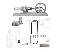 Giocattolo educativo per motori Stirling ad aria calda, modello di generatore di energia per l'apprendimento scientifico, cilindro termico in acciaio inossidabile con base in lega