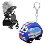 Giocattolo educativo per veicoli - Telettore di camion dei pompieri in peluche morbido | Giocattoli di apprendimento prescolare per ragazzo e ragazza, mini camion dei pompieri zaino fascino