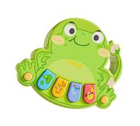Giocattolo educativo portatile per bambini, design cartone animato, ABS, cassaforte, multisensoriale, abilità cognitive, per la musica prescolare