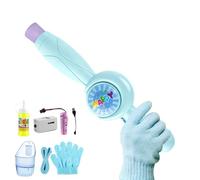 Giocattolo elastico ricaricabile con colorate a bolle magiche da 30 cm per divertirsi, materiale con un design sicuro, per le vacanze, i compleanni