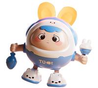 Giocattolo elettrico a forma di coniglio, giocattolo elettrico a forma di coniglietto, giocattolo interattivo per bambini con canta e danza per l'istruzione