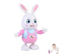 Giocattolo Elettrico Coniglio - Animale Giocattolo Musicale per Bambino, Coniglio Canto Luminoso | Coniglio Luminoso Elettrico, Giocattolo Interattivo Coniglio, Giocattolo Interattivo Musicale