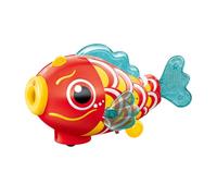 Giocattolo elettrico oscillante del pesce per bambini con luci e suoni attraenti Il gattonare e le abilità motorie per l'apprendimento della crawl luci giocattolo di pesce promuovere