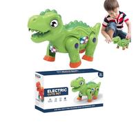 Giocattolo elettrico per camminare a forma di animale - Cartone animato musicale mobile con corda, funzione luminosa | divertente attività educativa per casa, asilo, asilo, scuola materna, scuola