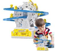 Giocattolo Elettrico Per Le Scale - ABS E Componenti Elettronici 9,65x6,5x7,09 Pollici | Giocattolo Da Pista Sulle Montagne Russe Con Piccole Anatre | Set Da Gioco Per Bambini Con Scale Ďa