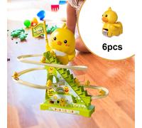 Giocattolo elettrico per salire le scale, giocattoli educativi, montagne russe