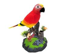 Giocattolo elettronico per uccelli - Talking Parrot animale domestico interattivo Animale | Sensore di movimento di figure realistiche, modelli di uccelli Mimic a batteria, Toys Fun for