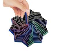 Giocattolo Esagonale Fidget - Spinner Visivo A Con Punta Delle Dita | Giocattolo Tascabile Per Alleviare Lo Stress Sensoriale, Riduttore Di Ansia Da Concentrazione Per Le Vacanze Di Natale, Co