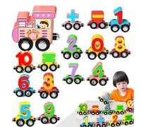 Giocattolo ferroviario per bambini, numeri magnetici e colori, giocattolo educativo | Matematica, per bambini, ragazze, viaggi, camera da , aule, prescolare, soggiorno, compleanno,