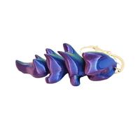 Giocattolo Fidget - Giocattolo Drago | Giocattolo stampato in 3D | Giocattolo Fidget Articolato | Portachiavi con drago colorato | Ornamenti da appendere per chiavi 'auto | Giocattolo antistress |