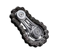Giocattolo Fidget per Catena per Bici, Spinner Fidget per Catena con Pignone in Metallo con 2 Marce, Novità Giocattoli Antistress per Adulti e Adolescenti, Roba Interessante