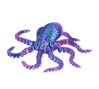 Giocattolo Fidget Polpo Stampato in 3D - Polpo Stampato in 3D Flessibile, Figurina da collezione polpo articolato | Giocattolo sensoriale antistress per riempire il cestino di Pasqua, decorazion