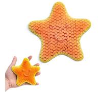 Giocattolo Fidget Stella Marina Stampata In 3D, Stella Fidget Sensoriale Trasformabile, Modello Di Figure Marine, for Studenti, Adulti, Viaggi, Casa, Compleanno(Orange)