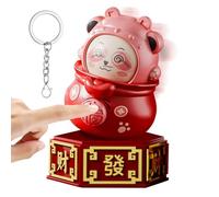 Giocattolo Fidget unico, giocattolo con cambiamento del viso, figura anime panda in miniatura | decorazione per la casa, diverse espressioni cambiano manualmente giocattolo per la scrivania di casa