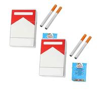 Giocattolo finto realistico per alleviare lo stress, mini bolla che soffia sigaretta, giocattolo divertente per feste per adulti, accessorio per eventi e intrattenimento sociale (1, A)